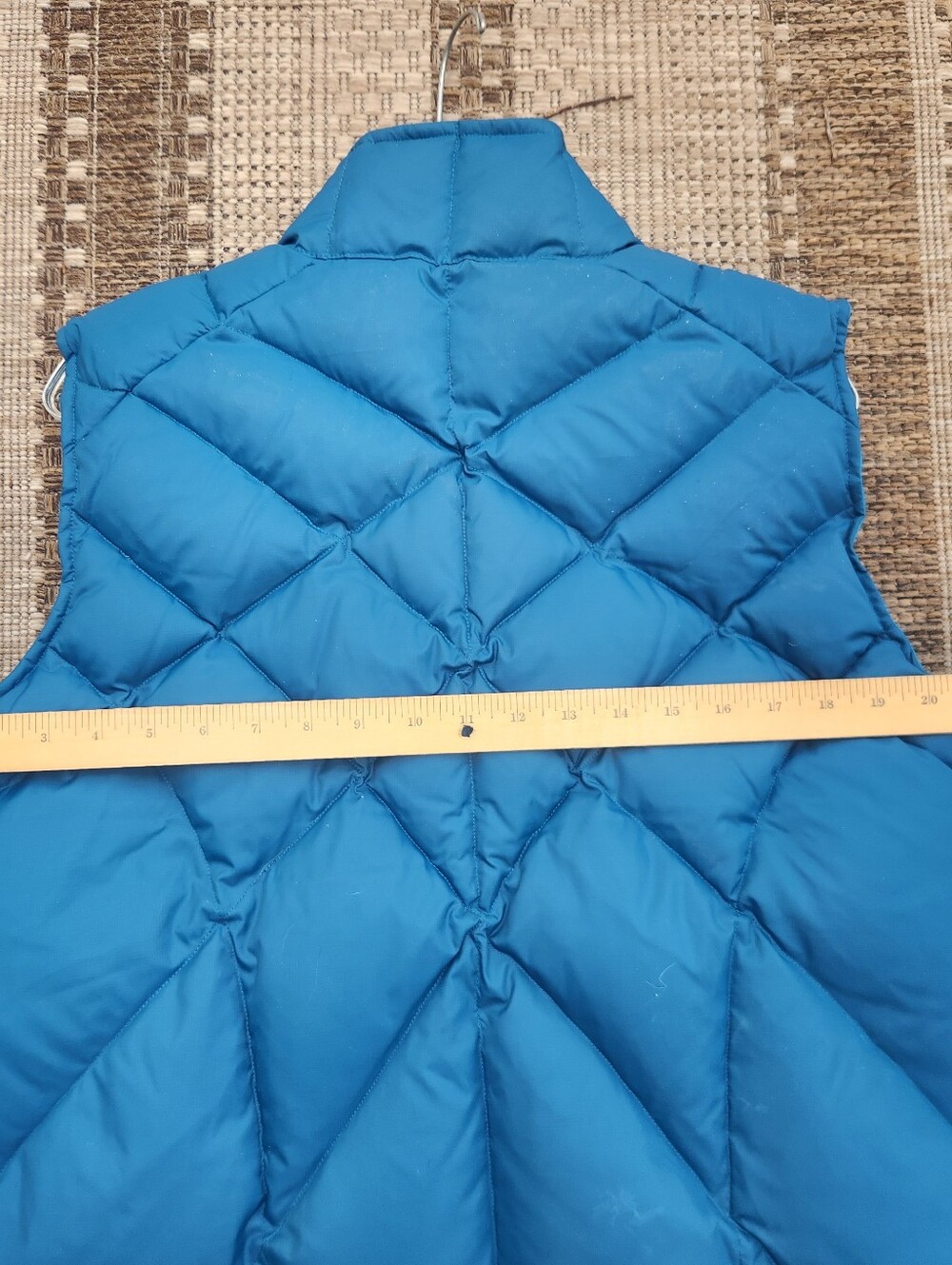 CABELAS Women’s Vest Large Blue Goose Down Quilted Lined Outdoors Winter - Picture 8 of 13